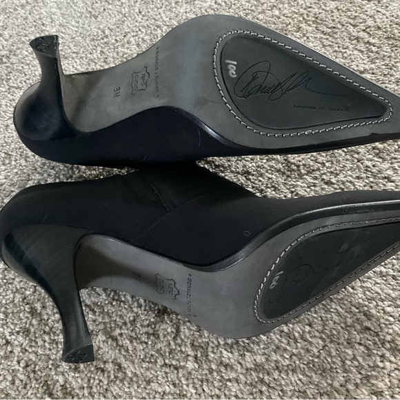 Donal J Pliner black ankle pointed shoe - Picture 5 of 5